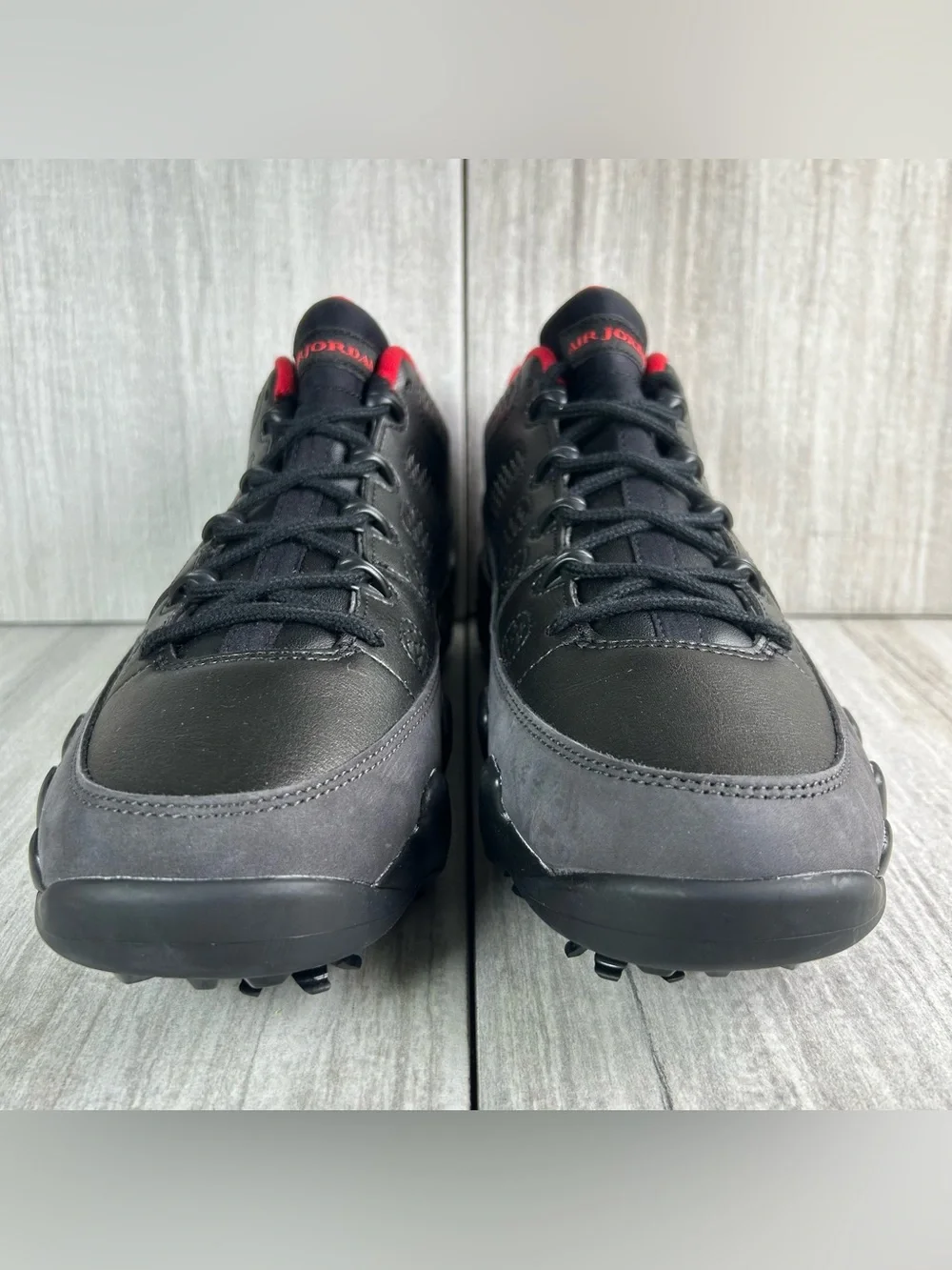 NEW Air Jordan 9 Retro Low Charcoal Golf Cleats Sneaker fj5934-002 Mens Size 9.5